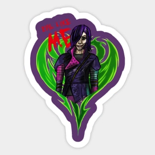 Evil Like Mal (Descendants) Sticker